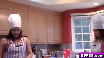 Mandarini'S Valentine'S Day Foursome With Shared Big Cock