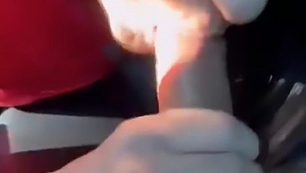 She Gives Him A Blowjob On Her Way To Work