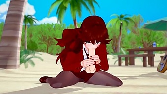 การ์ตูนอนิเมะของแฟนสาวให้ความสุขทางปาก