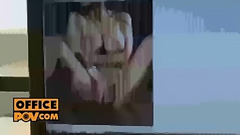 Oplev Spændingen Ved At Se Den Liderlige Chef Aletta Ocean Ride Din Pik I Denne Pov-Video