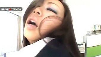 Japanese Secretary Gets Her Big Round Butt Dominated In Sensual Way