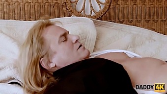 Blonde Beauty Gets Caught Fucking The Groom'S Father In Hd