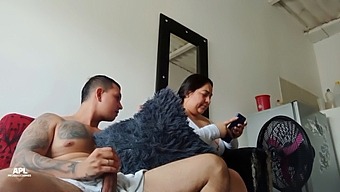 I Pleasure Myself While Observing My Stepsister'S Derriere, And When She Stumbles Upon Me With My Manhood Inactive, She Craves To Straddle It.