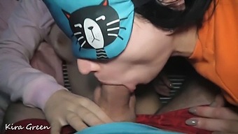 A Compilation Of Facial, Tit, Mouth, And Body Shots From Various Amateur And Homemade Threesome Encounters