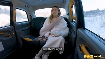 Beautiful Lingerie Model Gets Hard And Fast Sex From The Taxi Driver